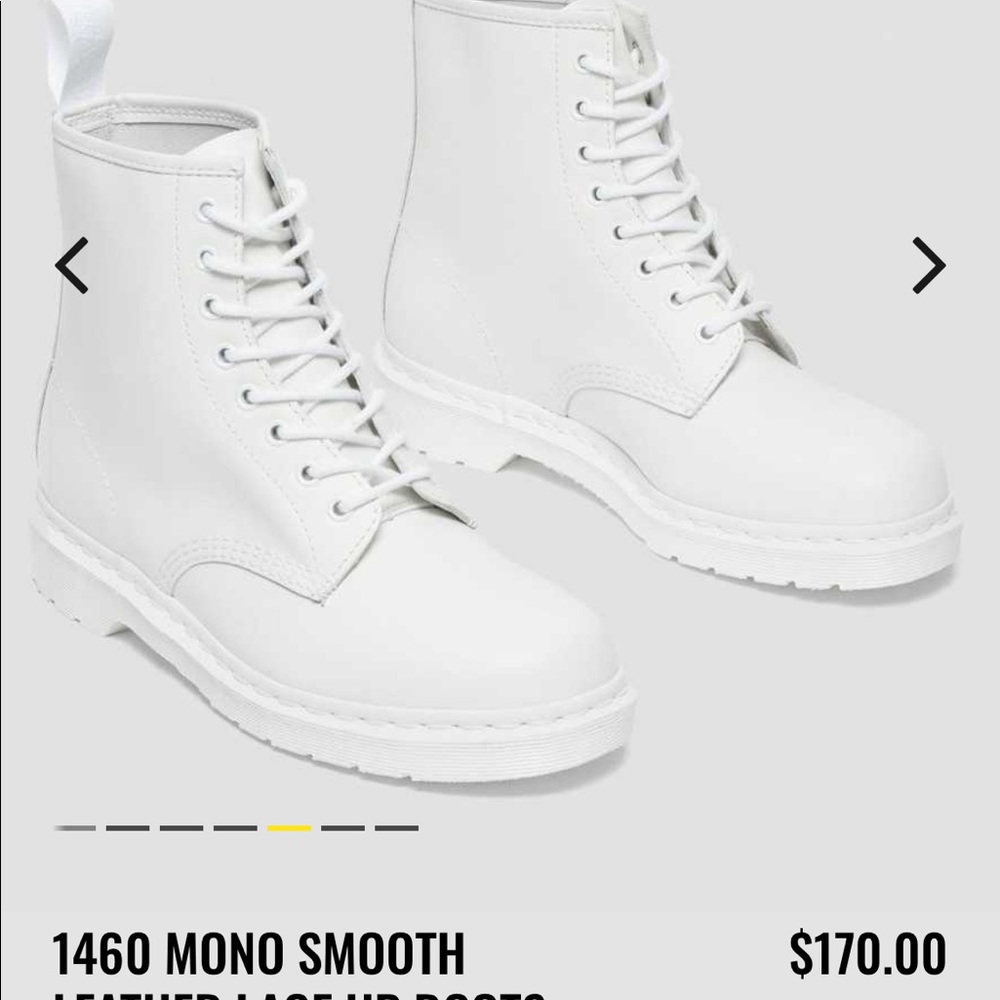 All White Dr. Martens